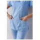 Açık Mavi Likralı Forma Takım Flex Kumaş Scrubs Açık Mavi Likralı Forma Takım Flex Kumaş Scrubs