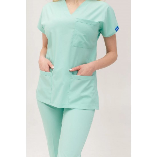 Mint Yeşili Likralı Forma Takım Flex Kumaş Scrubs Mint Yeşili Likralı Forma Takım Flex Kumaş Scrubs