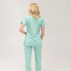 Mint Yeşili Likralı Forma Takım Flex Kumaş Scrubs Mint Yeşili Likralı Forma Takım Flex Kumaş Scrubs