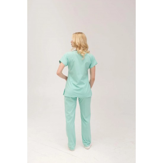 Mint Yeşili Likralı Forma Takım Flex Kumaş Scrubs Mint Yeşili Likralı Forma Takım Flex Kumaş Scrubs