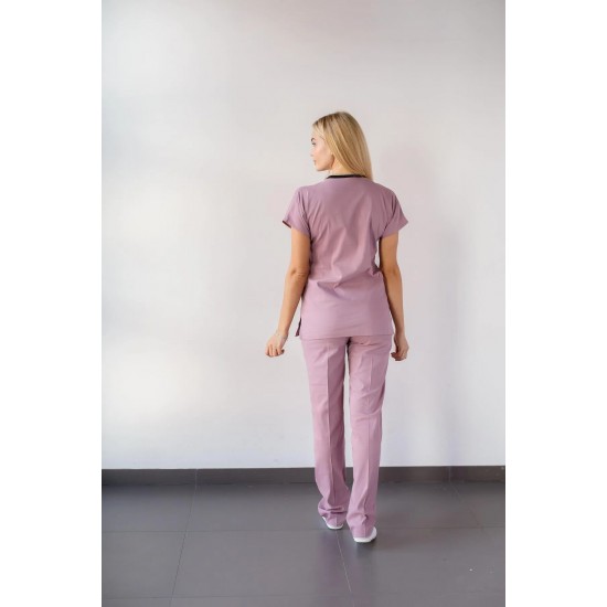 Gül Kurusu Likralı Forma Takım Flex Kumaş Scrubs Gül Kurusu Likralı Forma Takım Flex Kumaş Scrubs