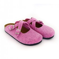 Mantar Taban Pembe Keçe Ortopedik Sabo Terlik Mantar Taban Pembe Keçe Ortopedik Sabo Terlik