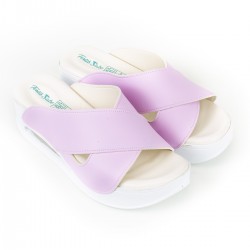 Lila Çapraz Air Sandalet Sabo Terlik