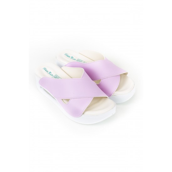 Lila Çapraz Air Sandalet Sabo Terlik Lila Çapraz Air Sandalet Sabo Terlik