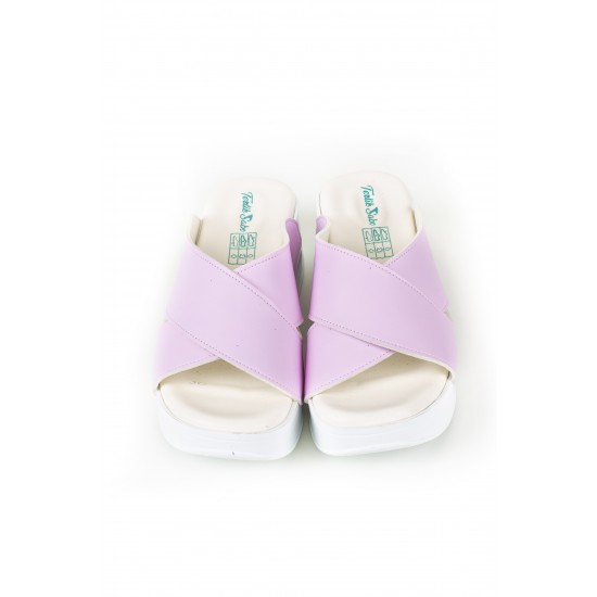 Lila Çapraz Air Sandalet Sabo Terlik Lila Çapraz Air Sandalet Sabo Terlik