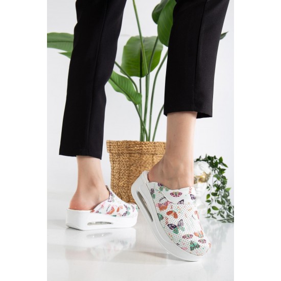 Kelebek Desenli Ortopedik Airmax Sabo Terlik